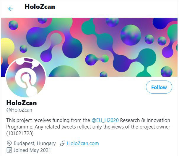 HOLOZCAN Twitter account